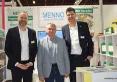 Christian and Jens with their costumer from Menno Chemie Vertrieb